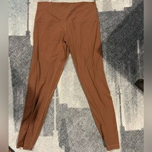 Lululemon leggings. Size 10. Brown. Good condition.